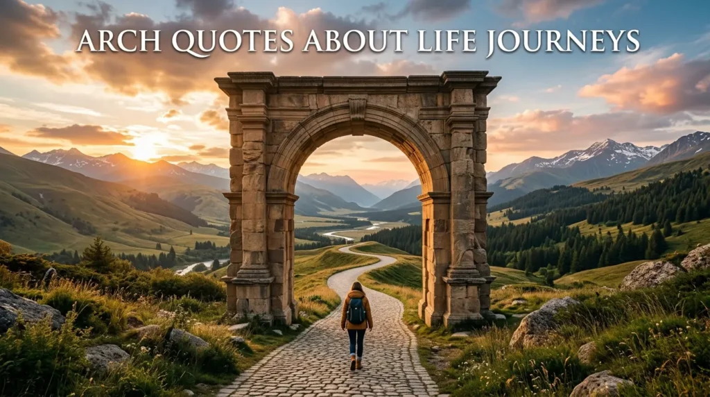Arch Quotes About Life Journeys
