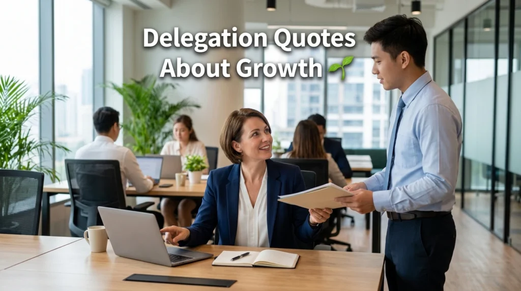 Delegation Quotes About Growth 🌱