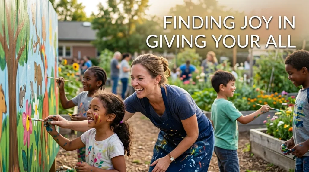Finding Joy In Giving Your All