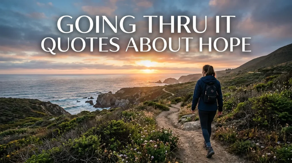Going Thru It Quotes About Hope