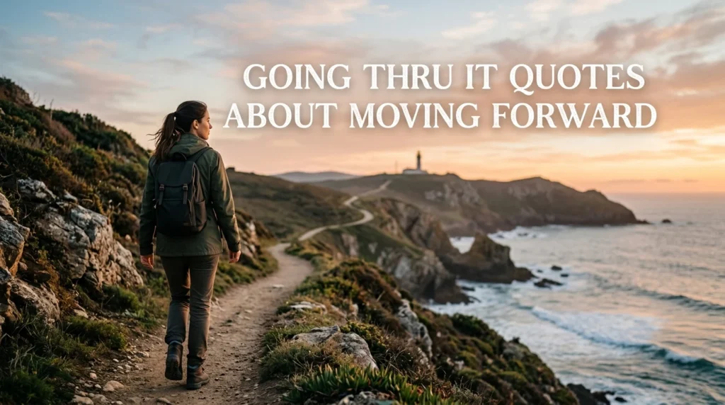Going Thru It Quotes About Moving Forward