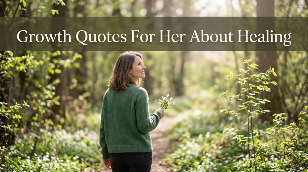 Growth Quotes For Her About Healing