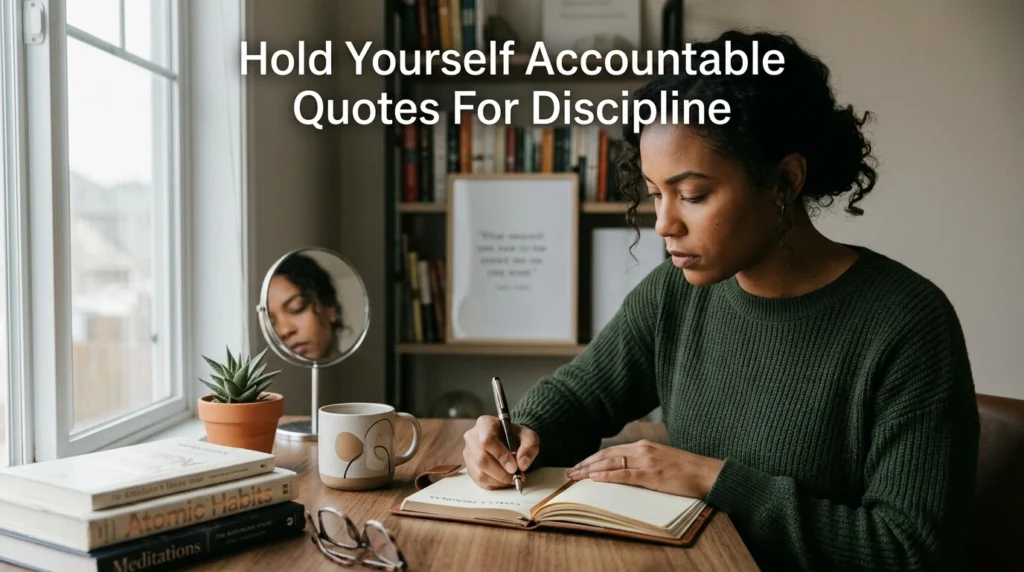 Hold Yourself Accountable Quotes For Discipline