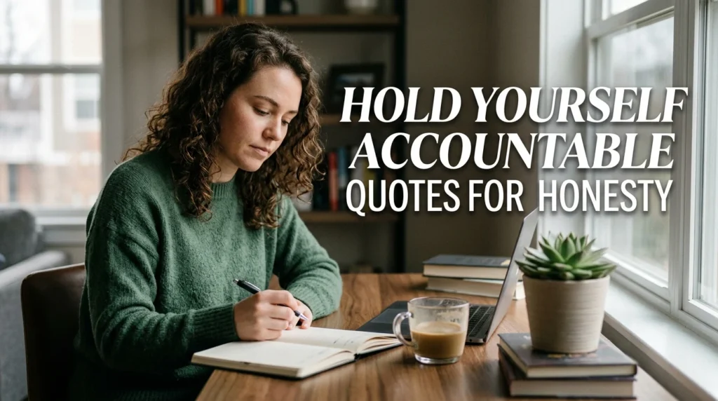 Hold Yourself Accountable Quotes For Honesty