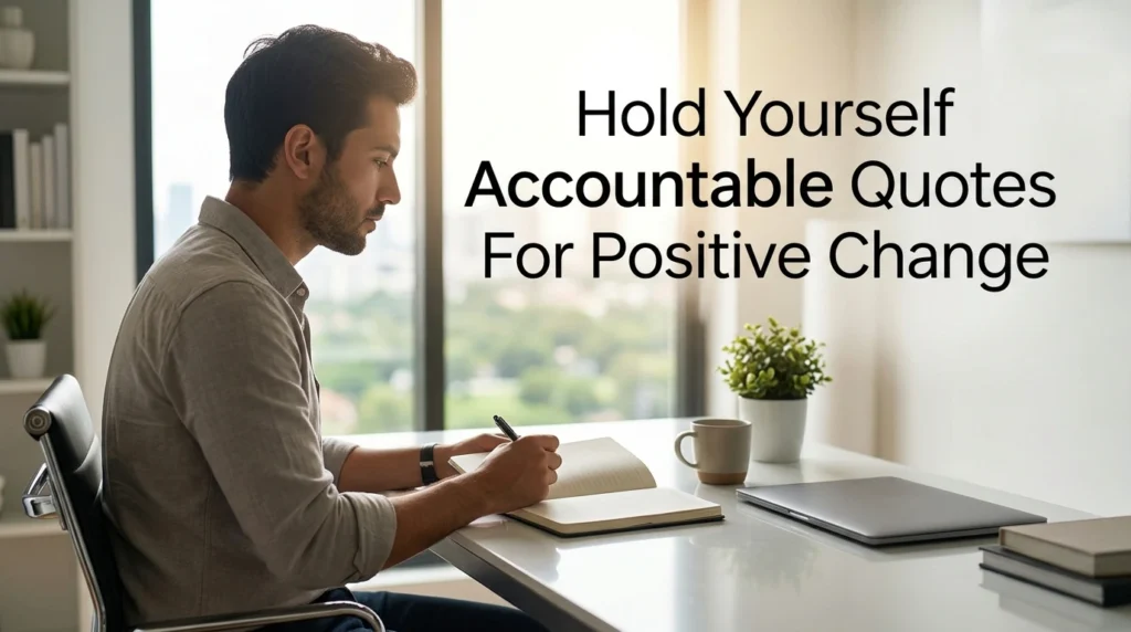 Hold Yourself Accountable Quotes For Positive Change