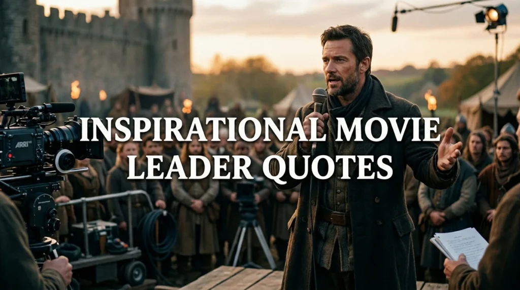 Inspirational Movie Leader Quotes