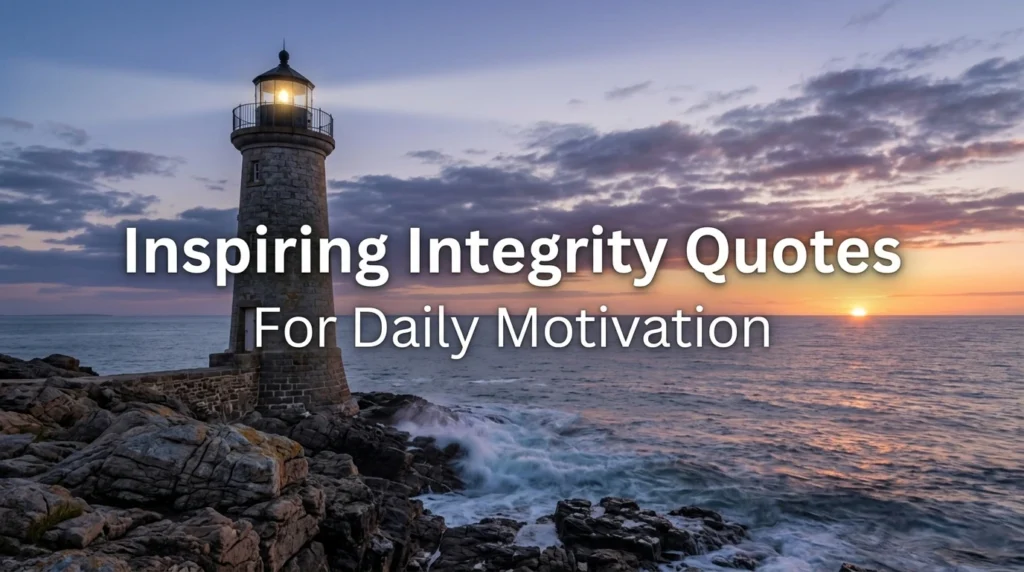 Inspiring Integrity Quotes For Daily Motivation