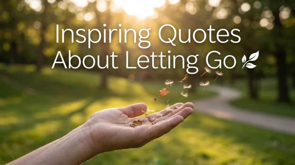 Inspiring Quotes About Letting Go 🍃