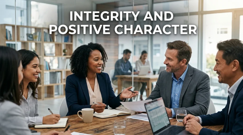 Integrity And Positive Character