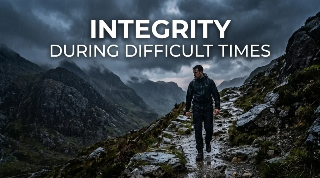 Integrity During Difficult Times
