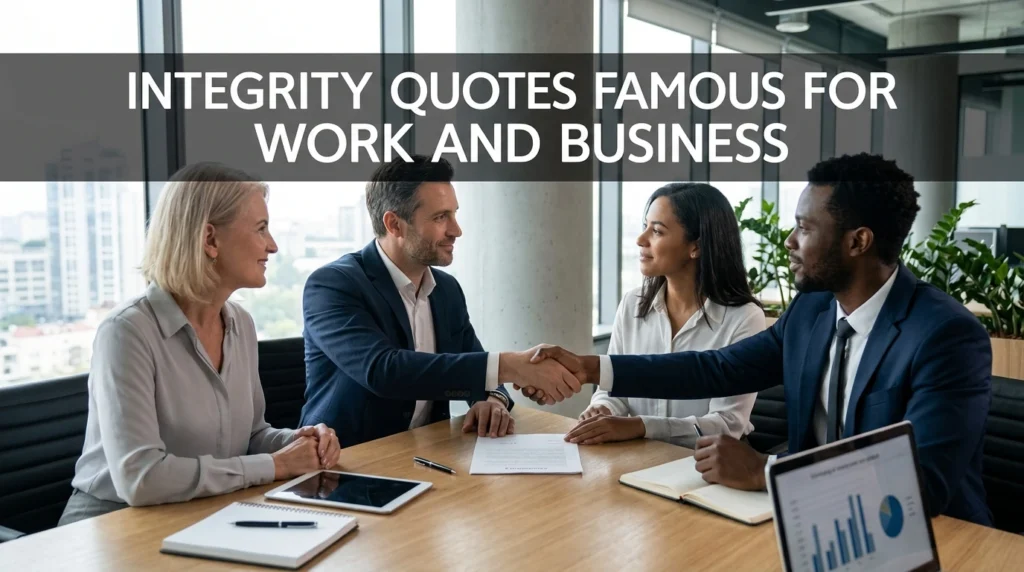 Integrity Quotes Famous For Work And Business