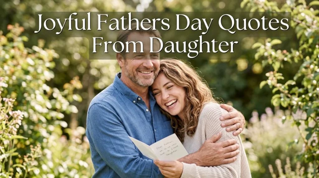 Joyful Fathers Day Quotes From Daughter