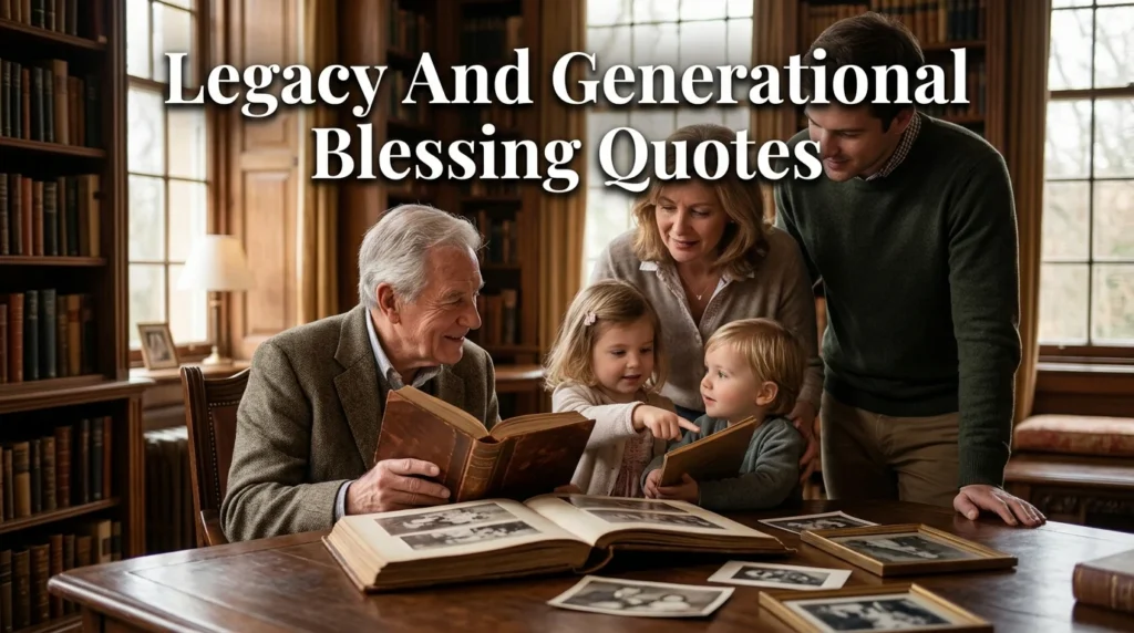 Legacy And Generational Blessing Quotes