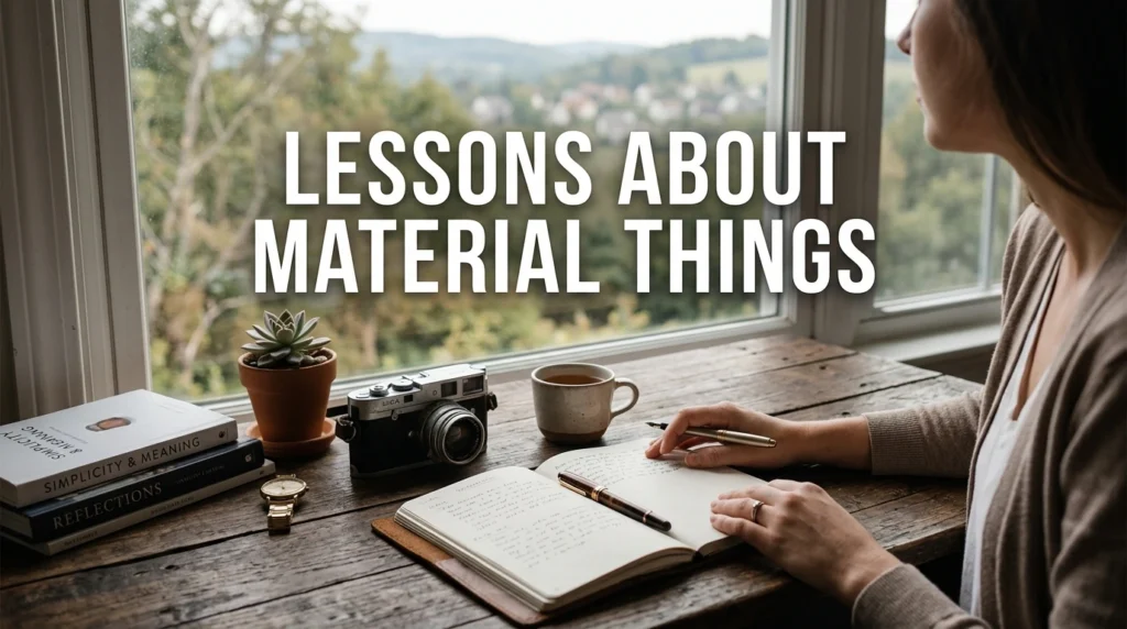 Lessons About Material Things