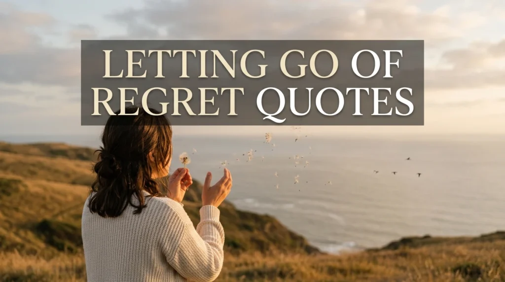 Letting Go Of Regret Quotes