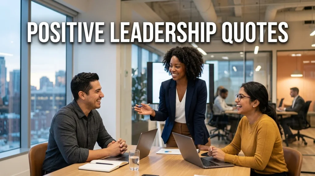 Positive Leadership Quotes
