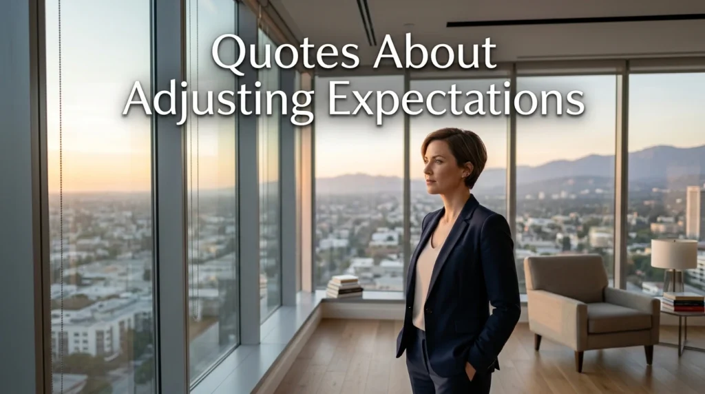 Quotes About Adjusting Expectations