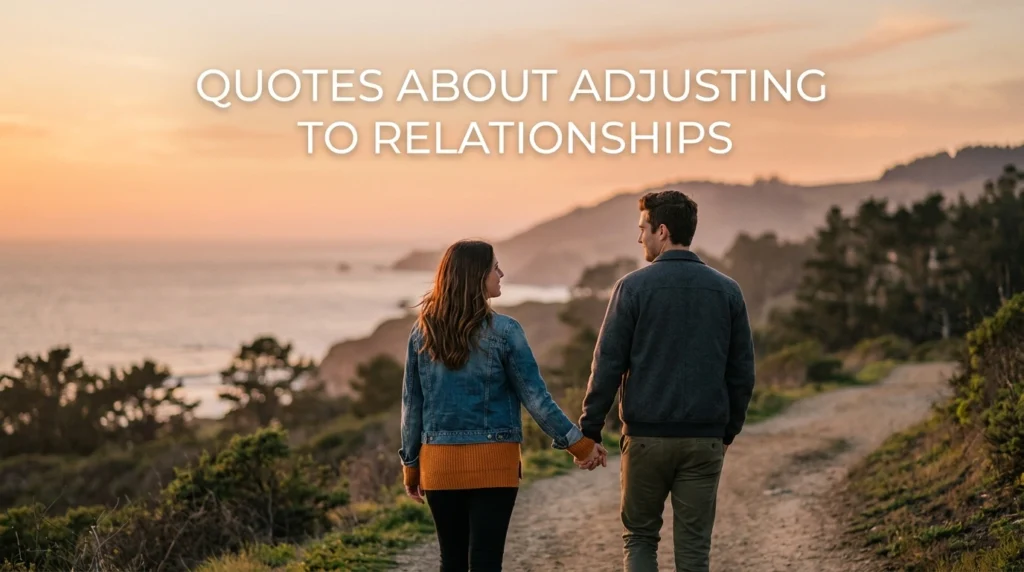 Quotes About Adjusting To Relationships