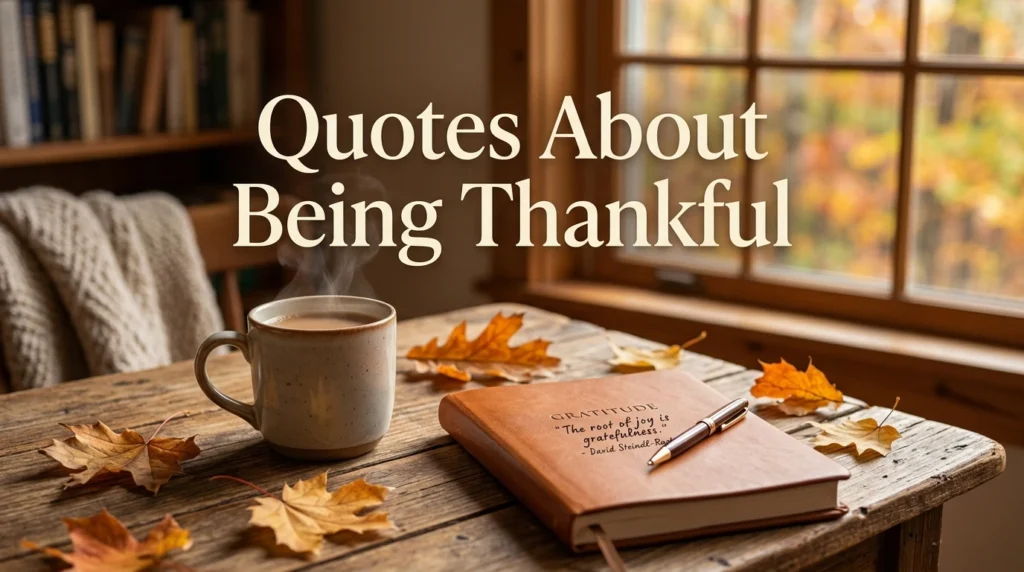 Quotes About Being Thankful