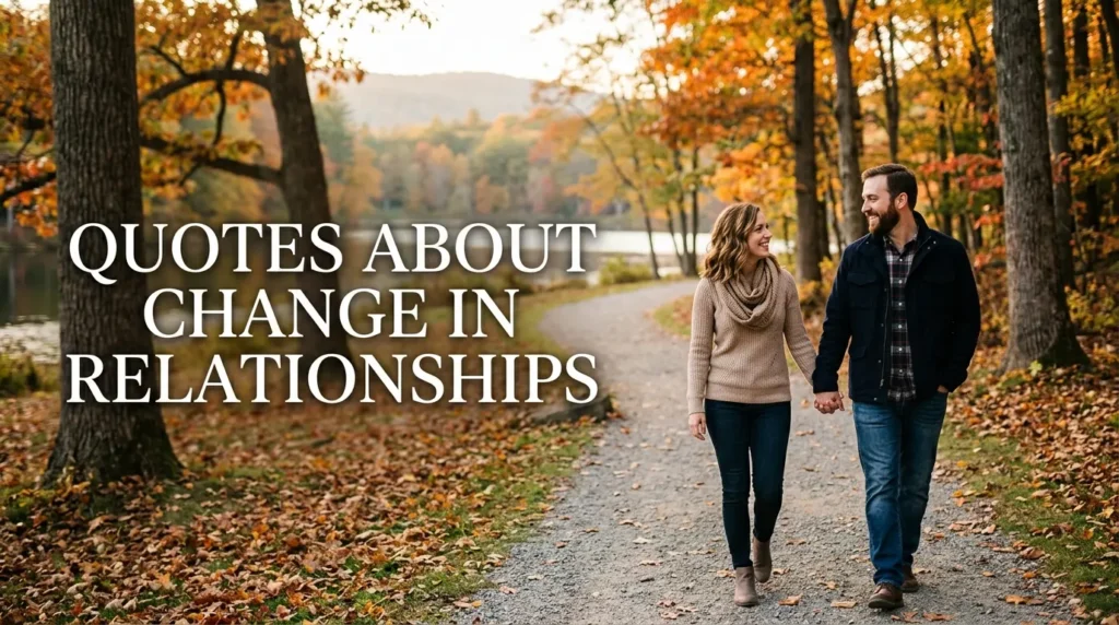 Quotes About Change In Relationships