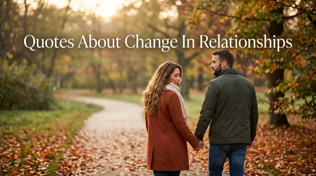 Quotes About Change In Relationships