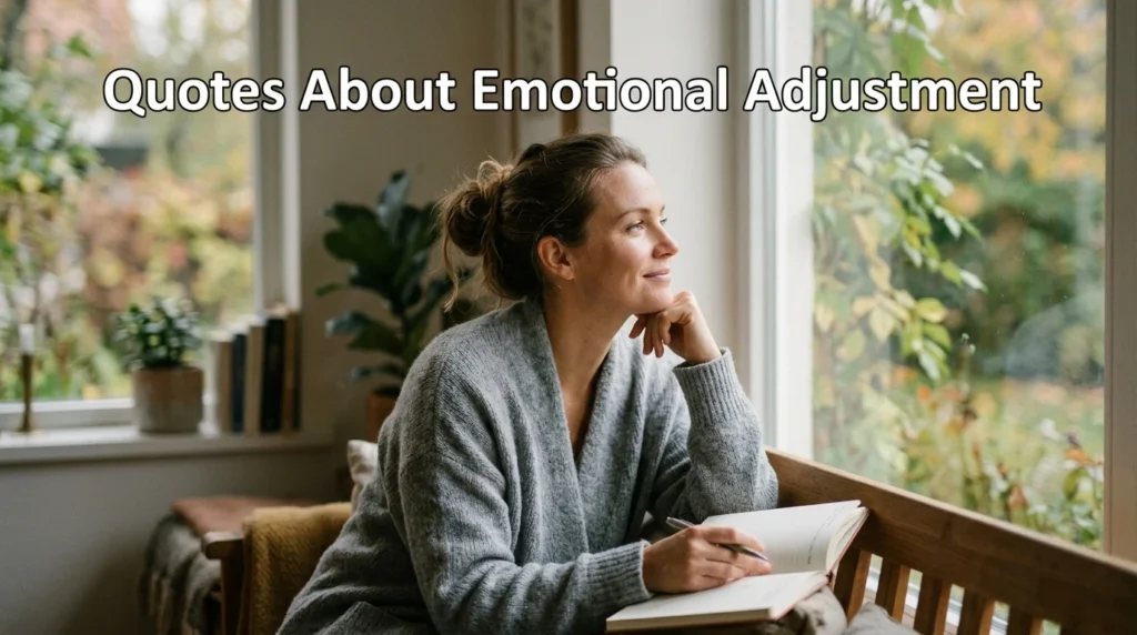 Quotes About Emotional Adjustment