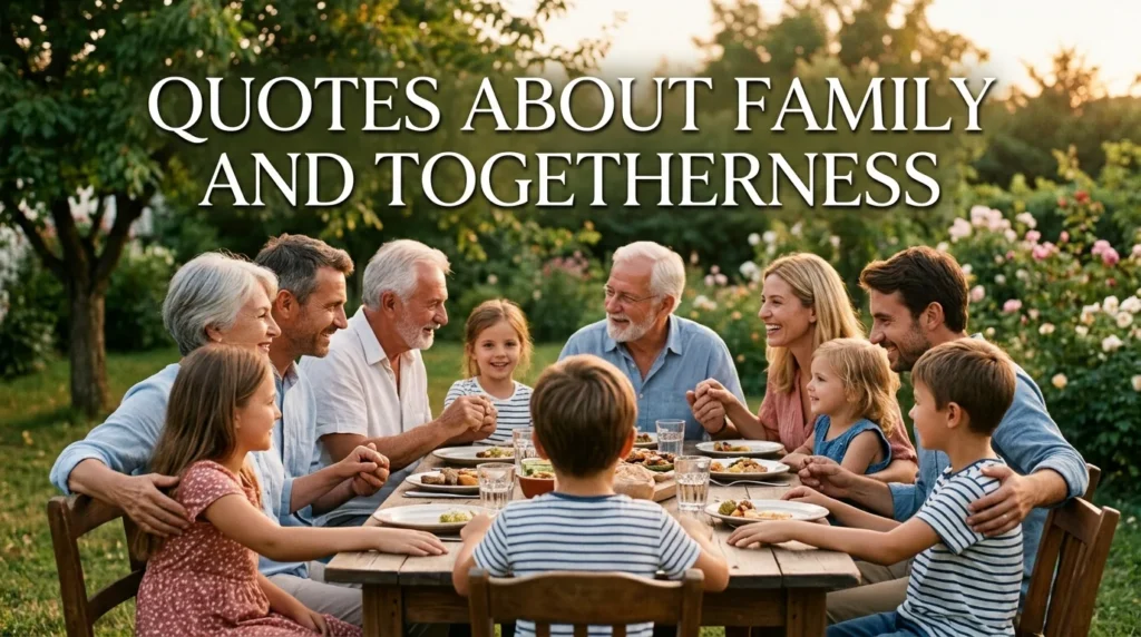 Quotes About Family And Togetherness