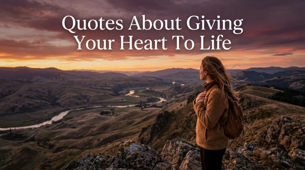 Quotes About Giving Your Heart To Life