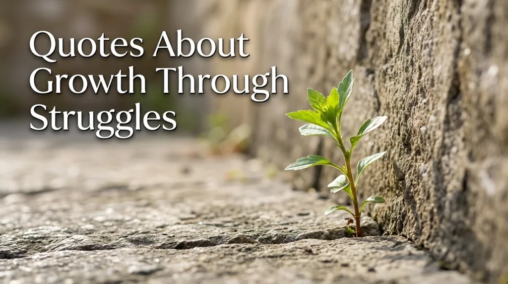 Quotes About Growth Through Struggles