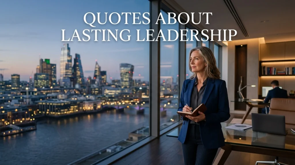 Quotes About Lasting Leadership