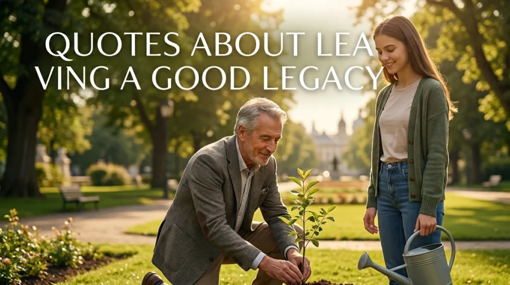 Quotes About Leaving A Good Legacy