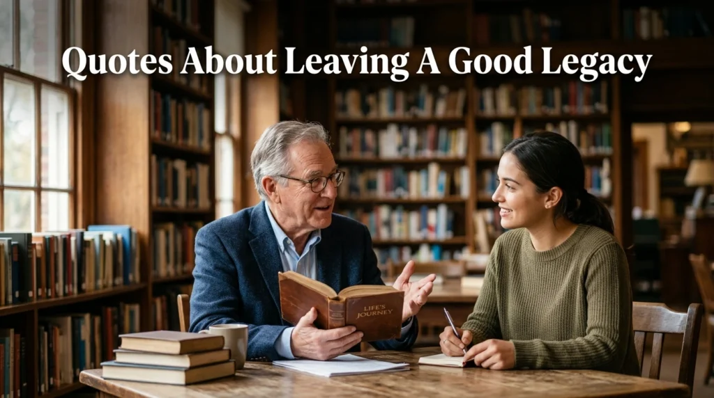 Quotes About Leaving A Good Legacy