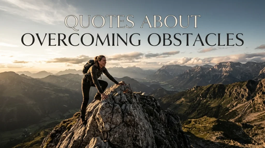 Quotes About Overcoming Obstacles