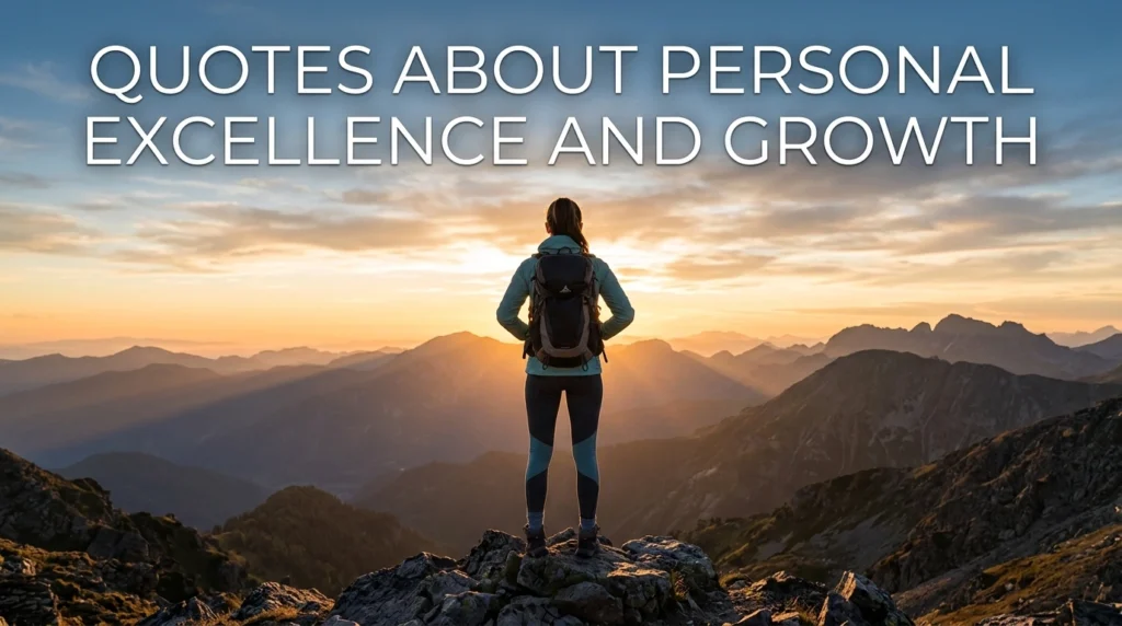 Quotes About Personal Excellence And Growth