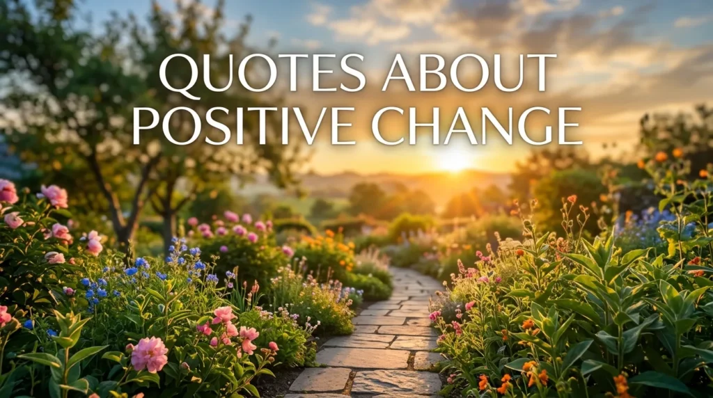 Quotes About Positive Change
