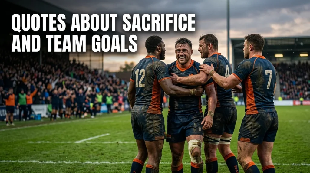 Quotes About Sacrifice And Team Goals