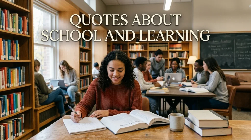 Quotes About School And Learning