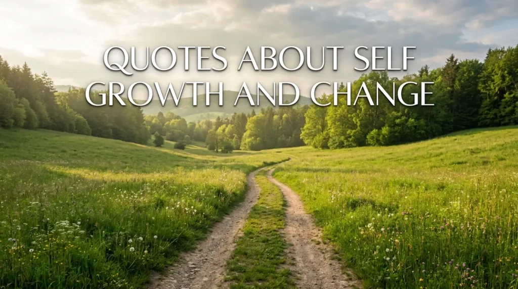 Quotes About Self Growth And Change