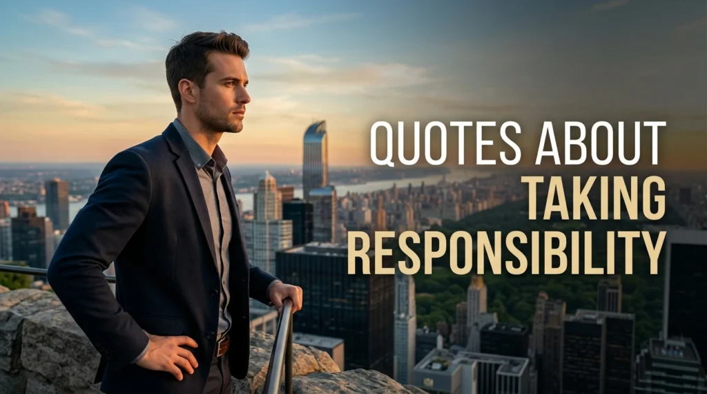 Quotes About Taking Responsibility