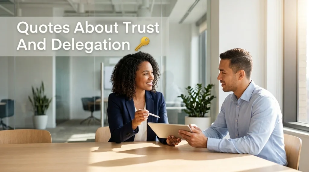 Quotes About Trust And Delegation 🔑