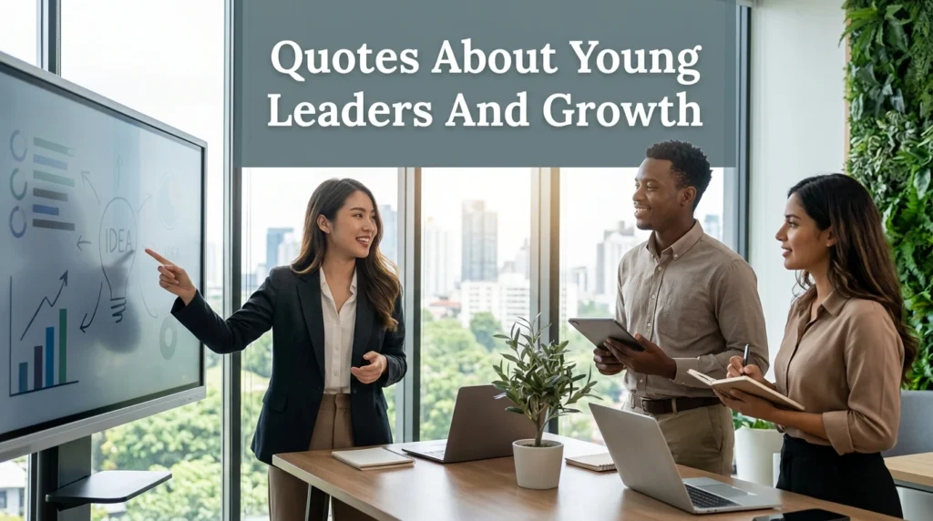 Quotes About Young Leaders And Growth 🌱