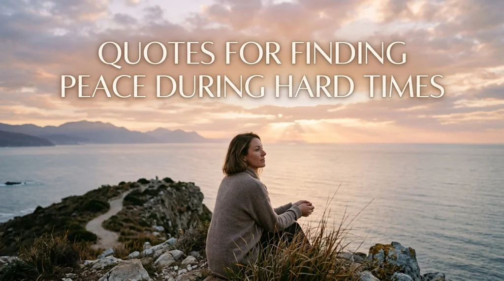 Quotes For Finding Peace During Hard Times