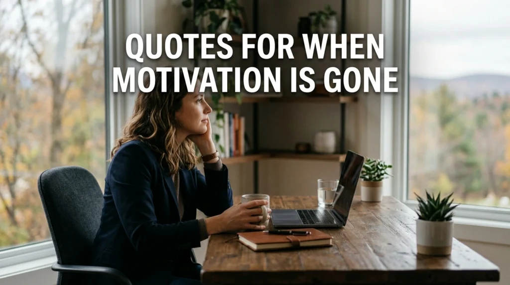 Quotes For When Motivation Is Gone