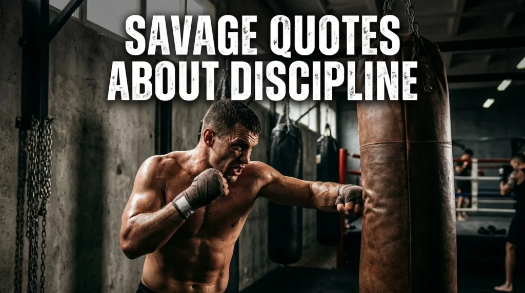Savage Quotes About Discipline