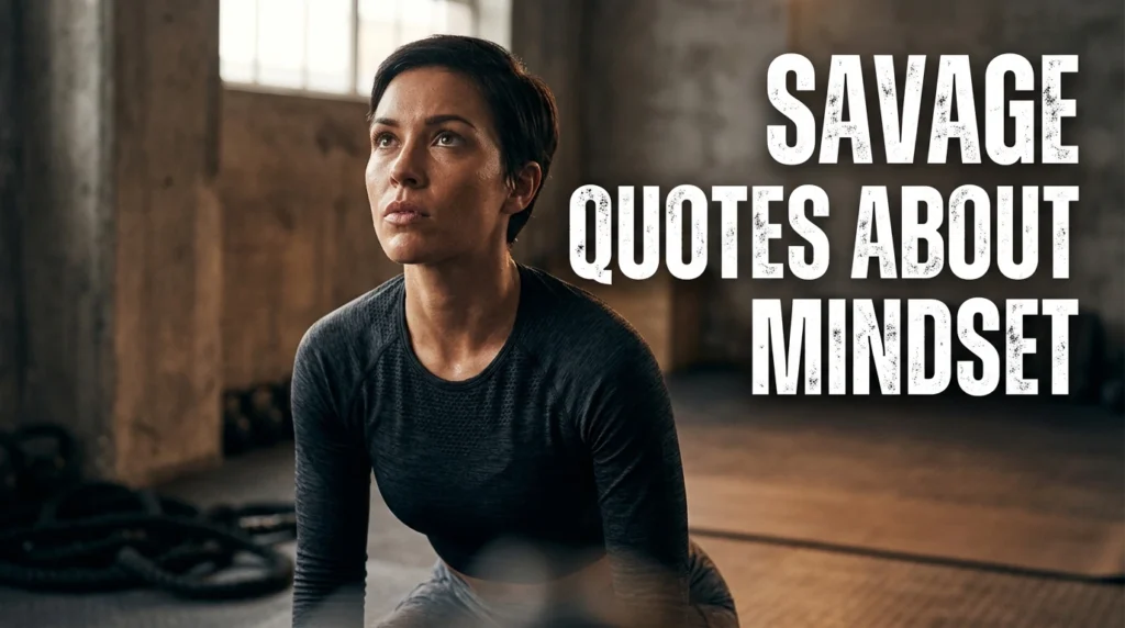 Savage Quotes About Mindset