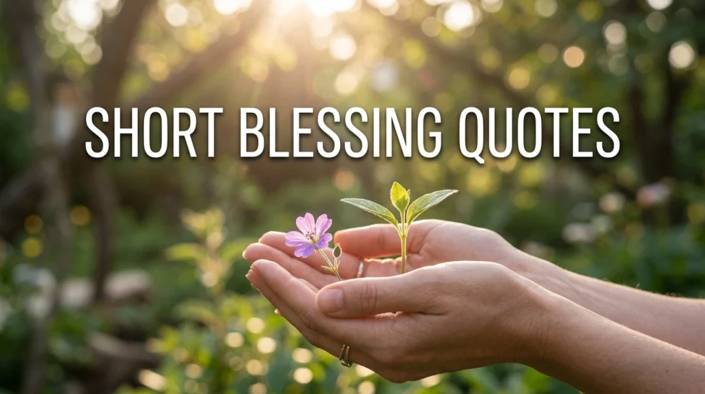 Short Blessing Quotes
