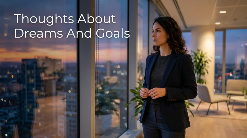 Thoughts About Dreams And Goals
