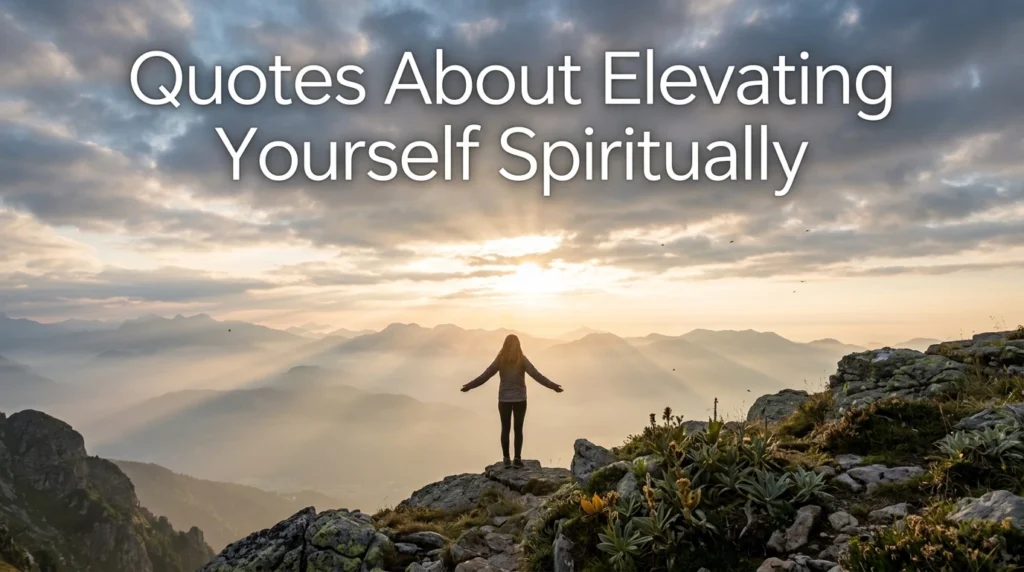 Quotes About Elevating Yourself Spiritually