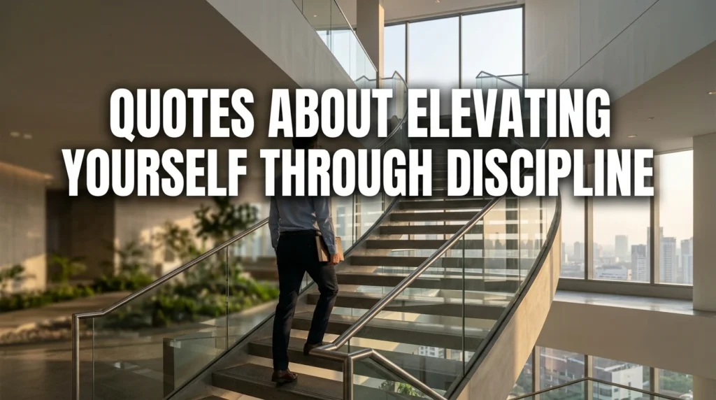 Quotes About Elevating Yourself Through Discipline