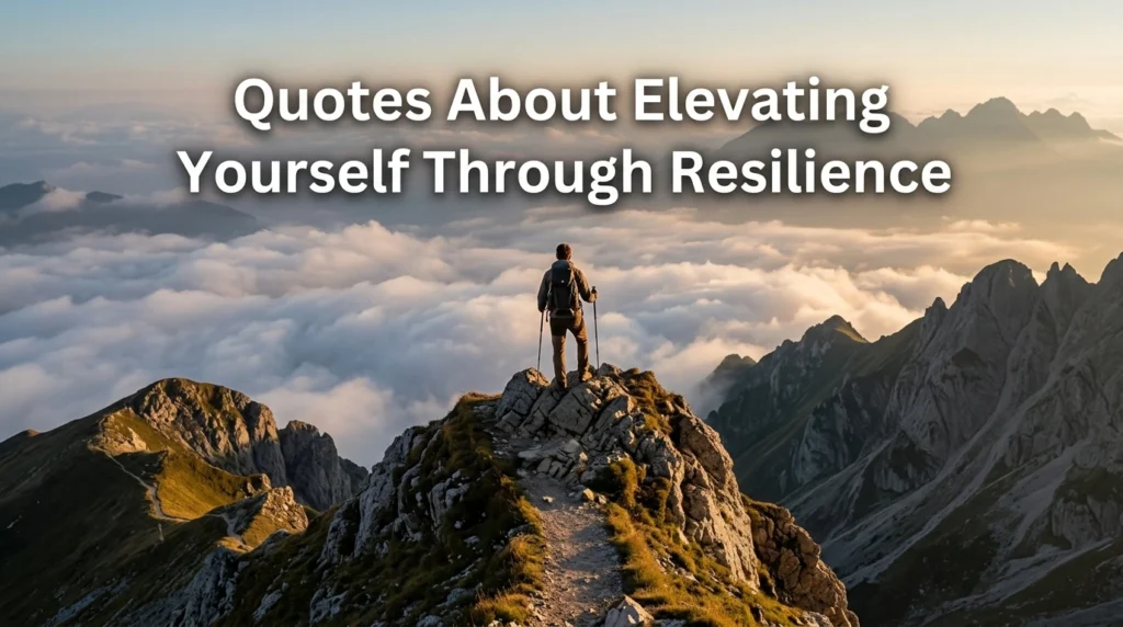 Quotes About Elevating Yourself Through Resilience